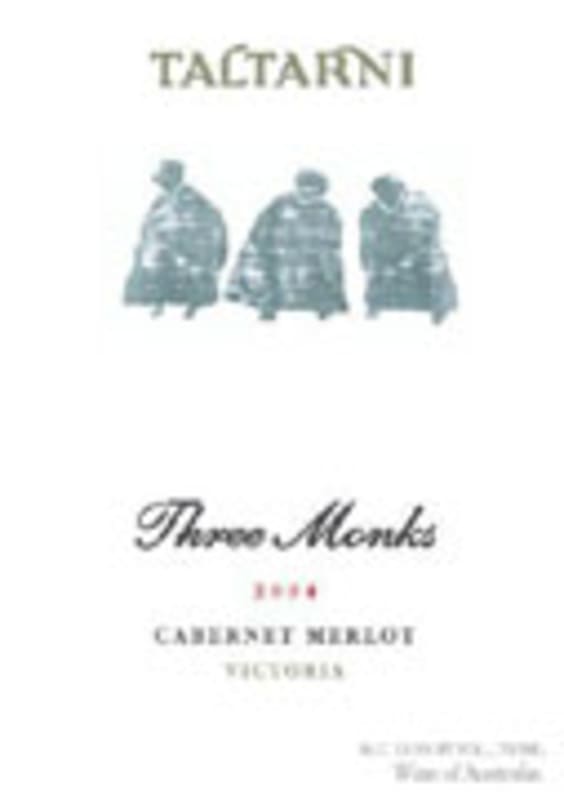Taltarni Three Monks Cabernet Merlot 2004 Front Label