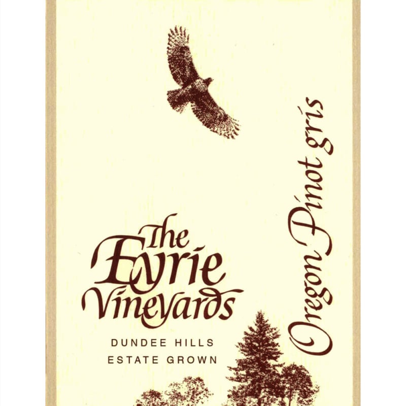 Eyrie Estate Pinot Gris 2005 Front Label