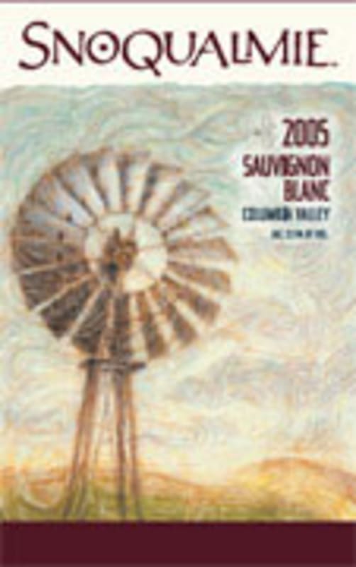 Snoqualmie Sauvignon Blanc 2005 Front Label