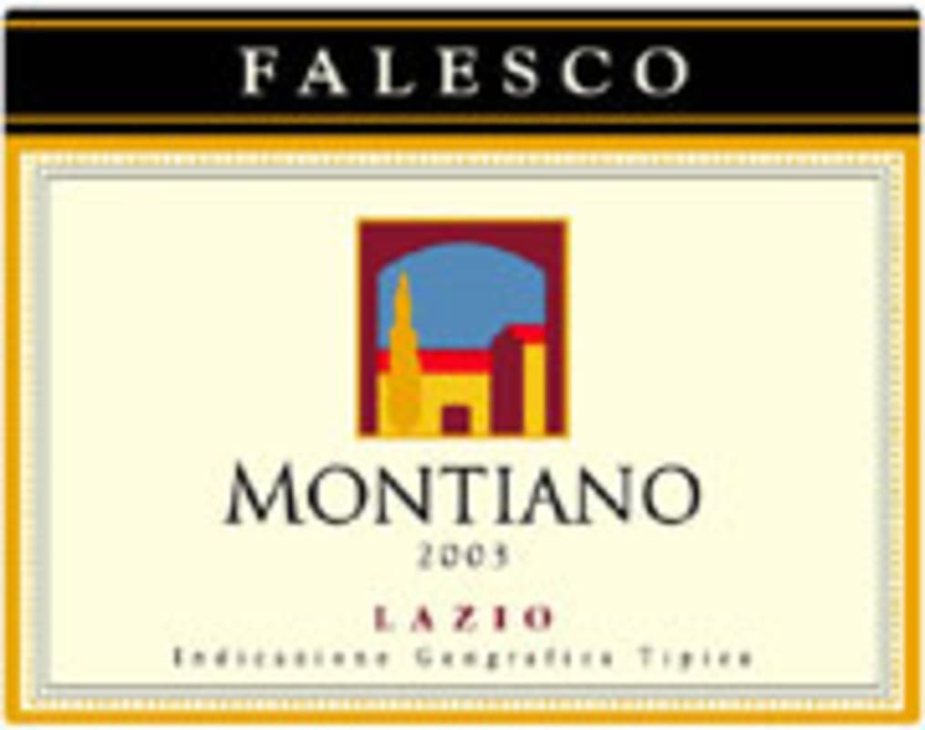 Falesco Montiano 2003 Front Label