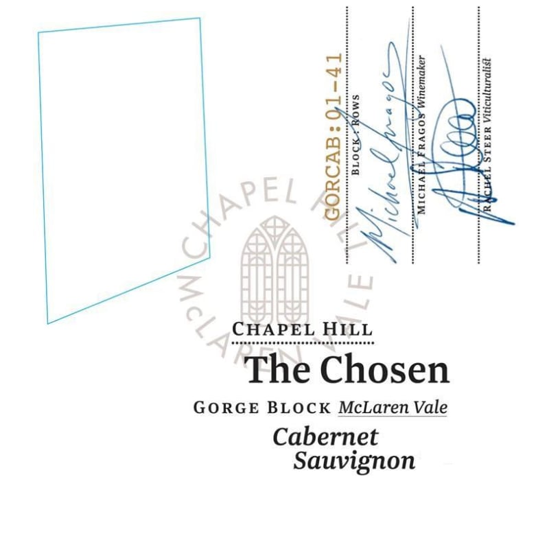 Chapel Hill The Chosen Gorge Block Cabernet 2014 Front Label
