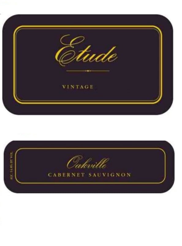 Etude Oakville Cabernet Sauvignon 2010 Front Label