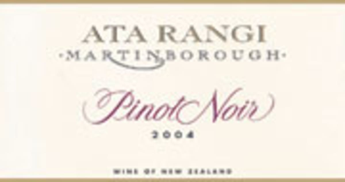 Ata Rangi Pinot Noir 2004 Front Label