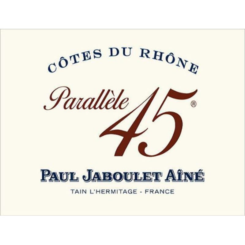Jaboulet Parallele 45 Blanc 2005 Front Label