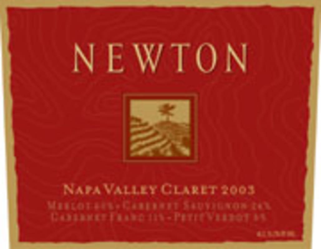 Newton Claret 2003 Front Label