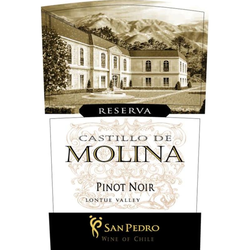 Vina San Pedro Castillo de Molina Pinot Noir Reserva 2005 Front Label