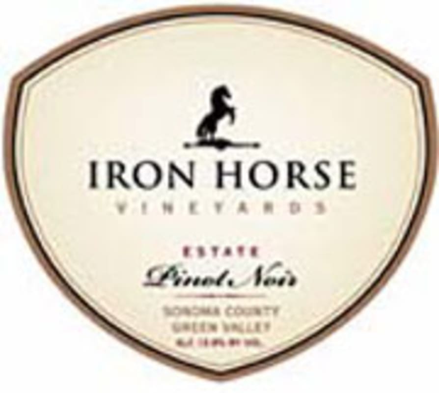 Iron Horse Estate Pinot Noir 2004 Front Label