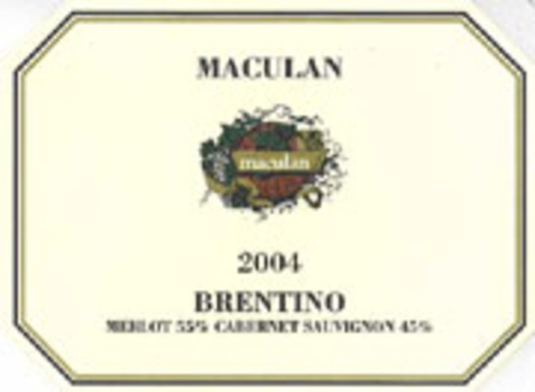 Maculan Brentino 2004 Front Label