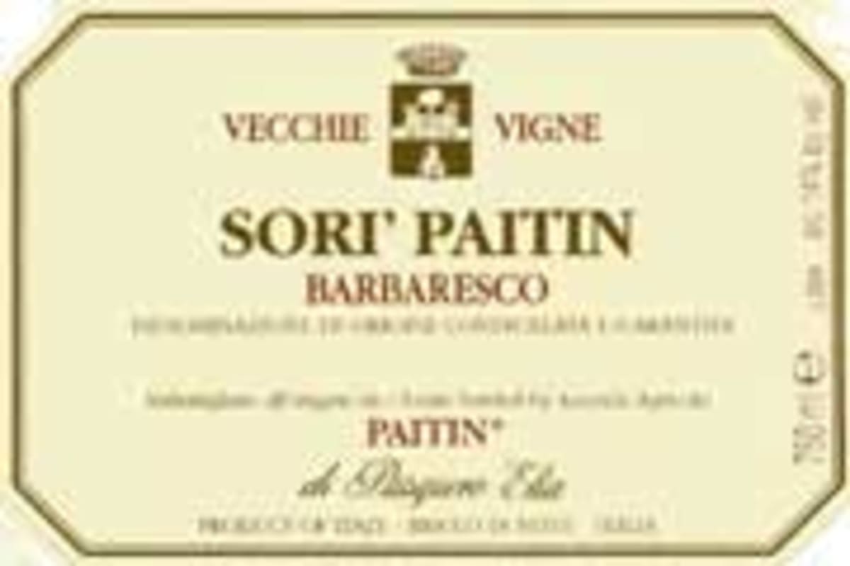 Sori Paitin Barbaresco Vecchie Vigne 2004 Front Label