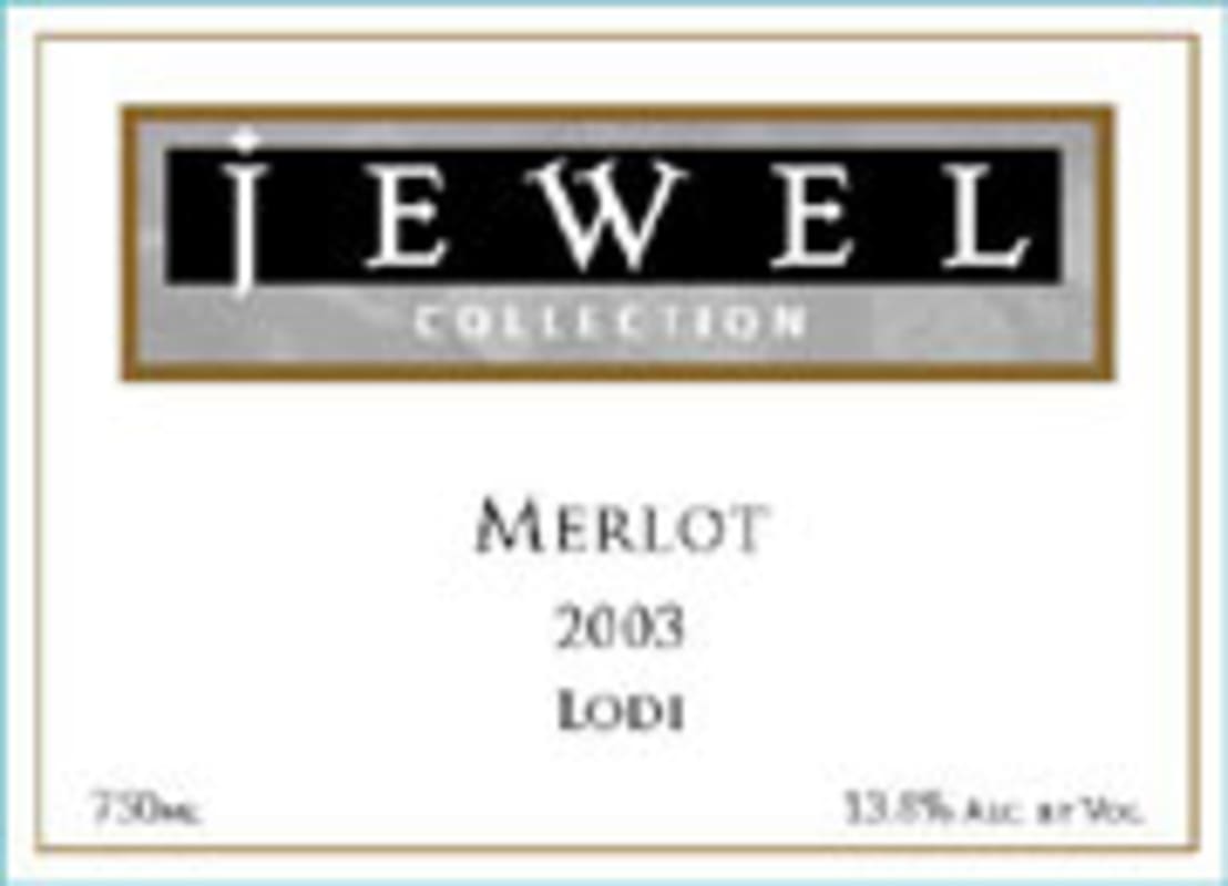 Jewel Merlot 2003 Front Label