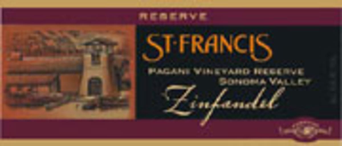 St. Francis Pagani Ranch Zinfandel 2003 Front Label