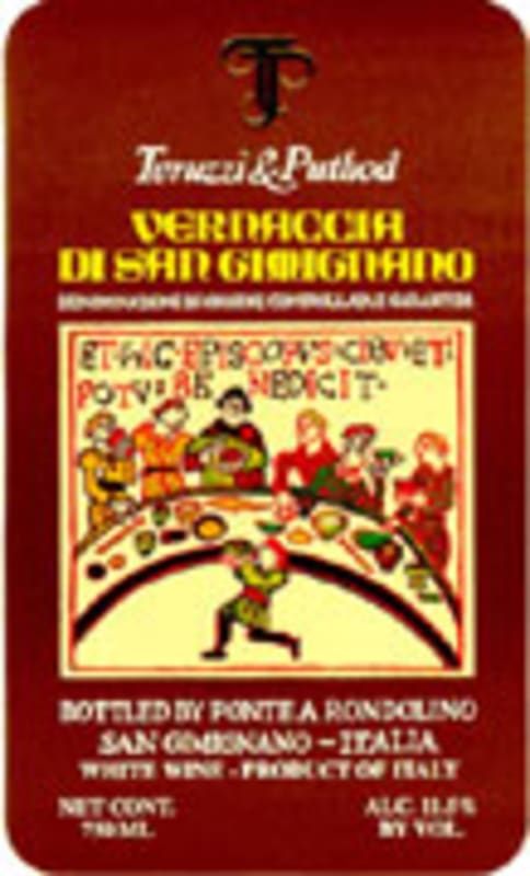 Teruzzi Rondolino Vernaccia di San Gimignan 2005 Front Label