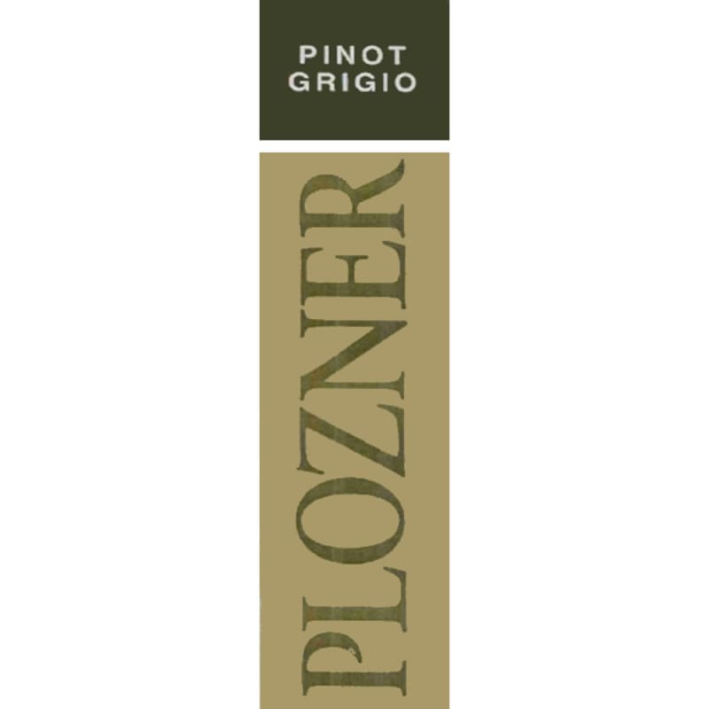 Plozner Pinot Grigio 2005 Front Label