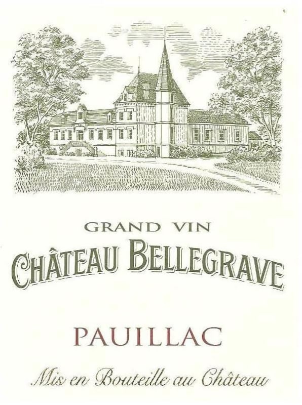 Chateau Bellegrave 2012 Front Label