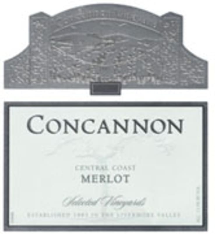 Concannon Selected Vineyards Merlot 2004 Front Label