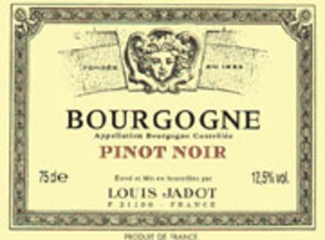 Louis Jadot Bourgogne Pinot Noir 2004 Front Label