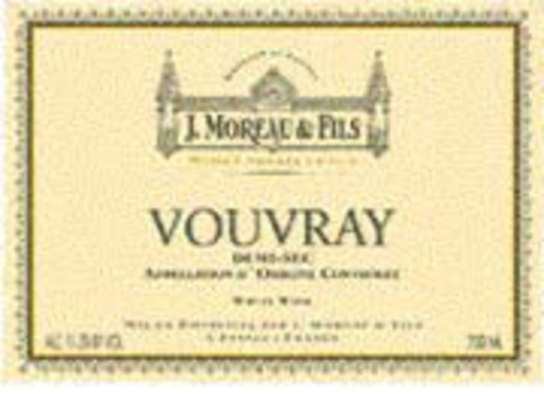 J. Moreau & Fils Vouvray 2004 Front Label