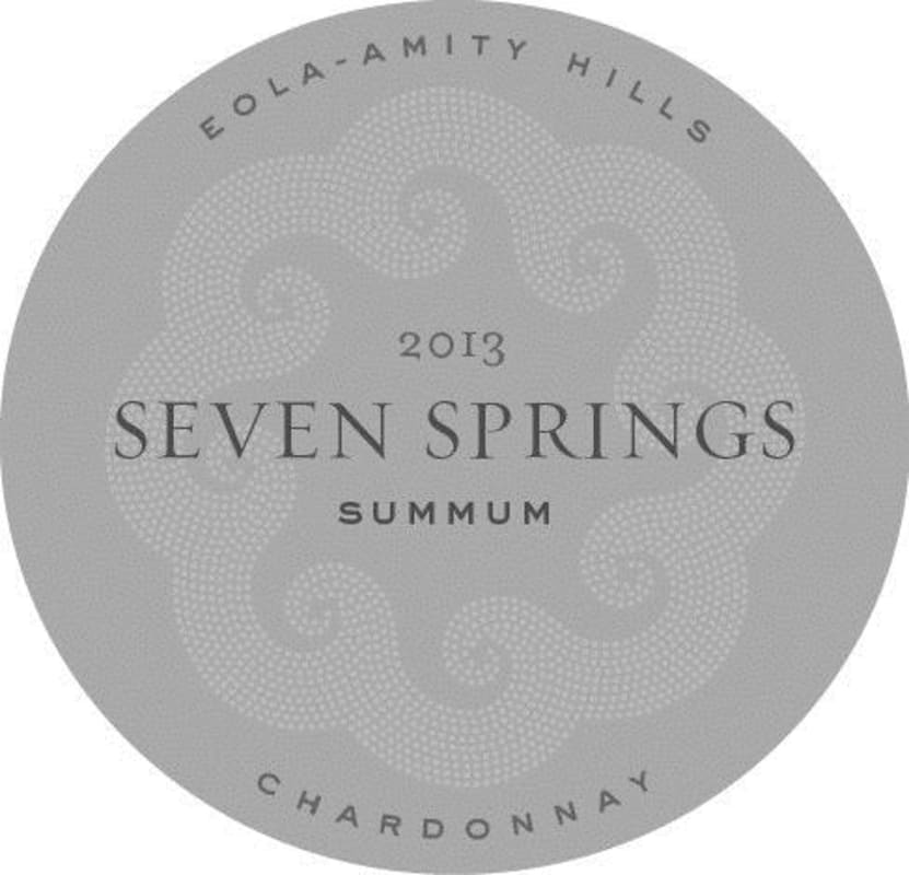 Evening Land White Label Seven Springs Vineyard Summum Chardonnay 2013 Front Label