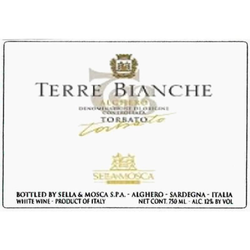 Sella & Mosca Terre Bianche Torbato 2005 Front Label
