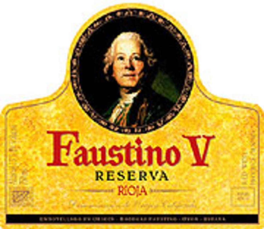 Faustino V Reserva 2001 Front Label