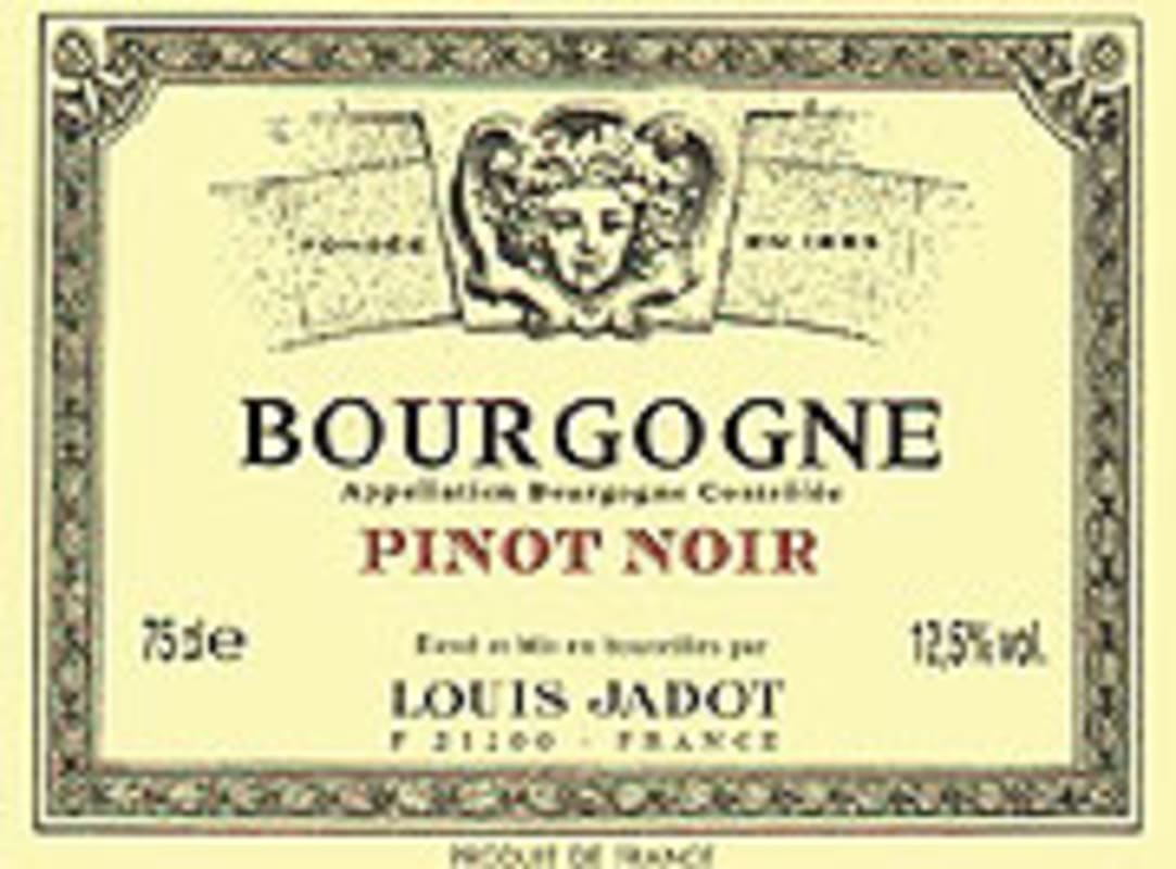 Louis Jadot Bourgogne Pinot Noir 2003 Front Label