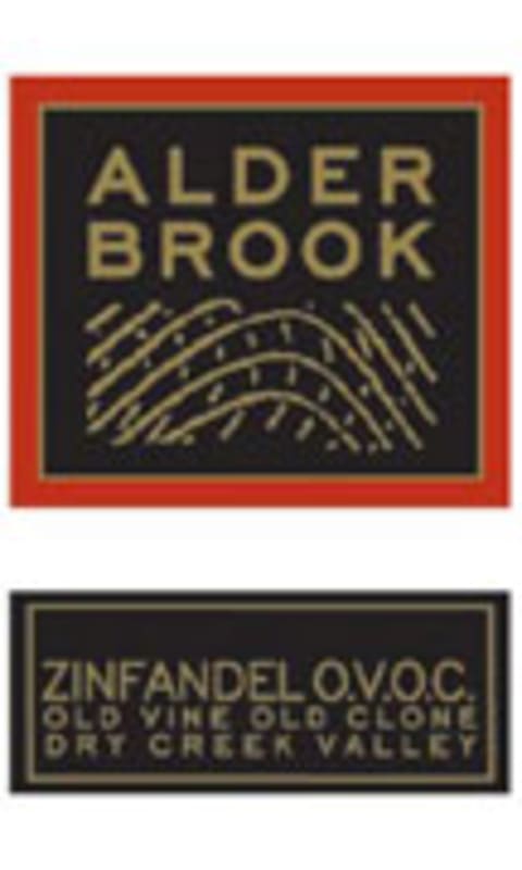 Alderbrook Winery Old Vine Zinfandel 2003 Front Label