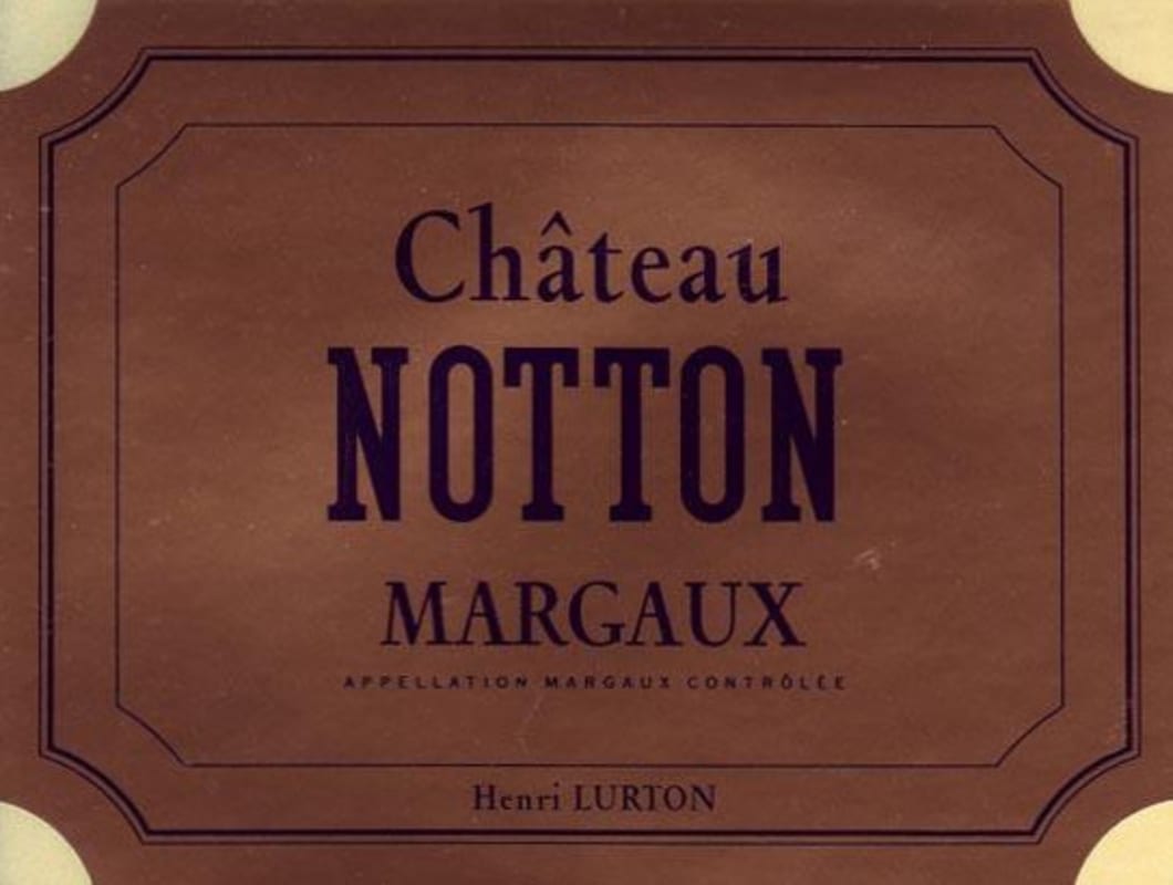 Chateau Notton 2010 Front Label