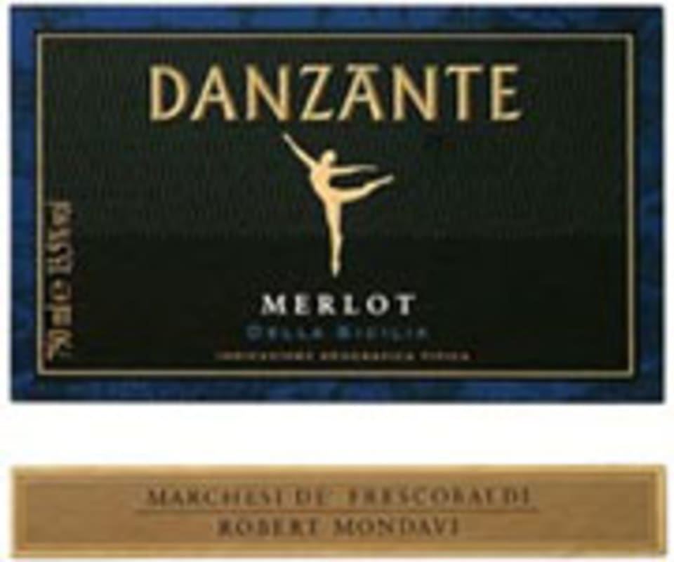 Danzante Merlot 2004 Front Label