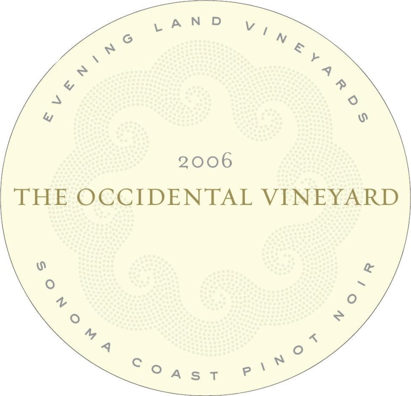 Evening Land Occidental Vineyard Pinot Noir 2006 Front Label