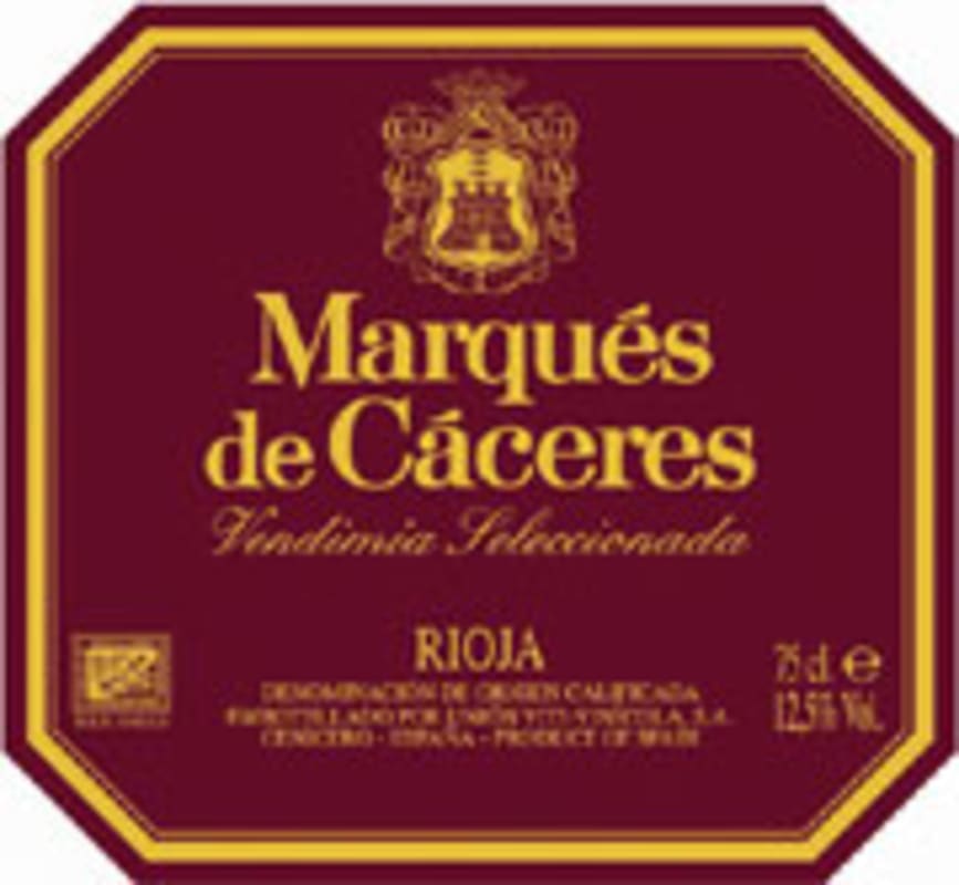 Marques de Caceres Rioja Crianza 2003 Front Label