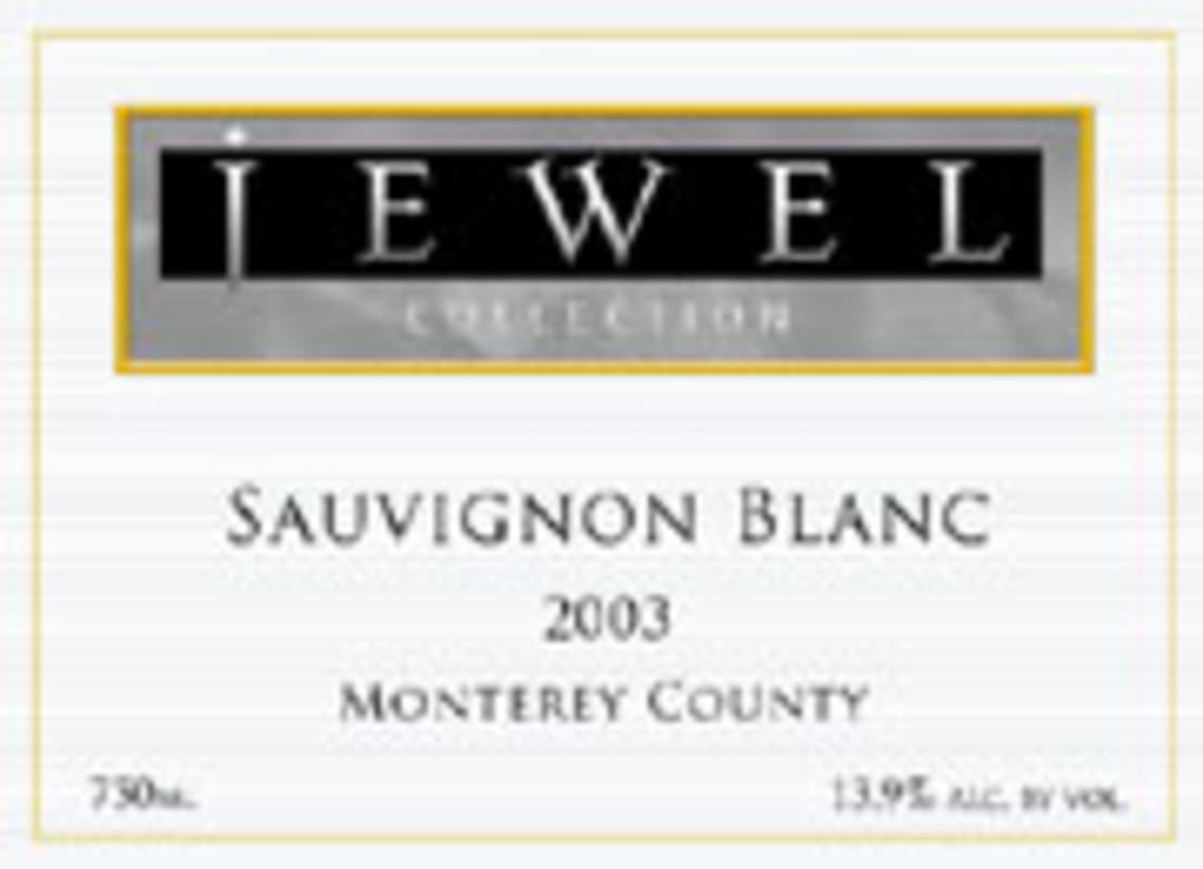 Jewel Sauvignon Blanc 2003 Front Label
