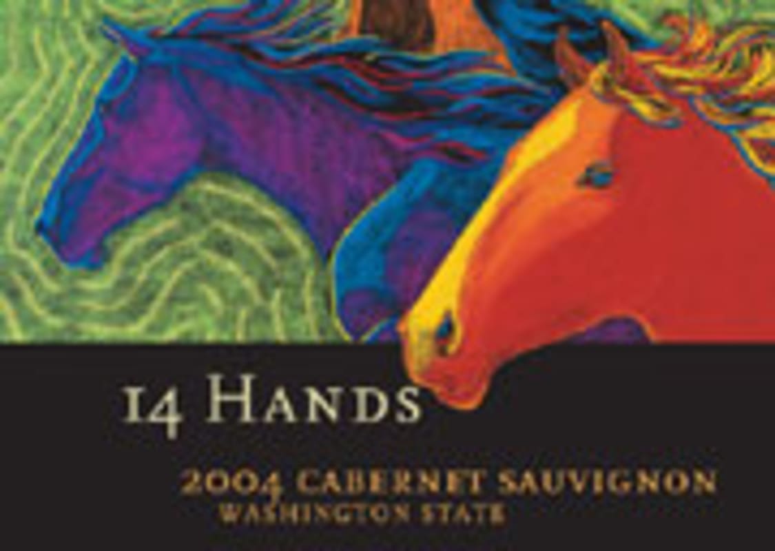 14 Hands Cabernet Sauvignon 2004 Front Label