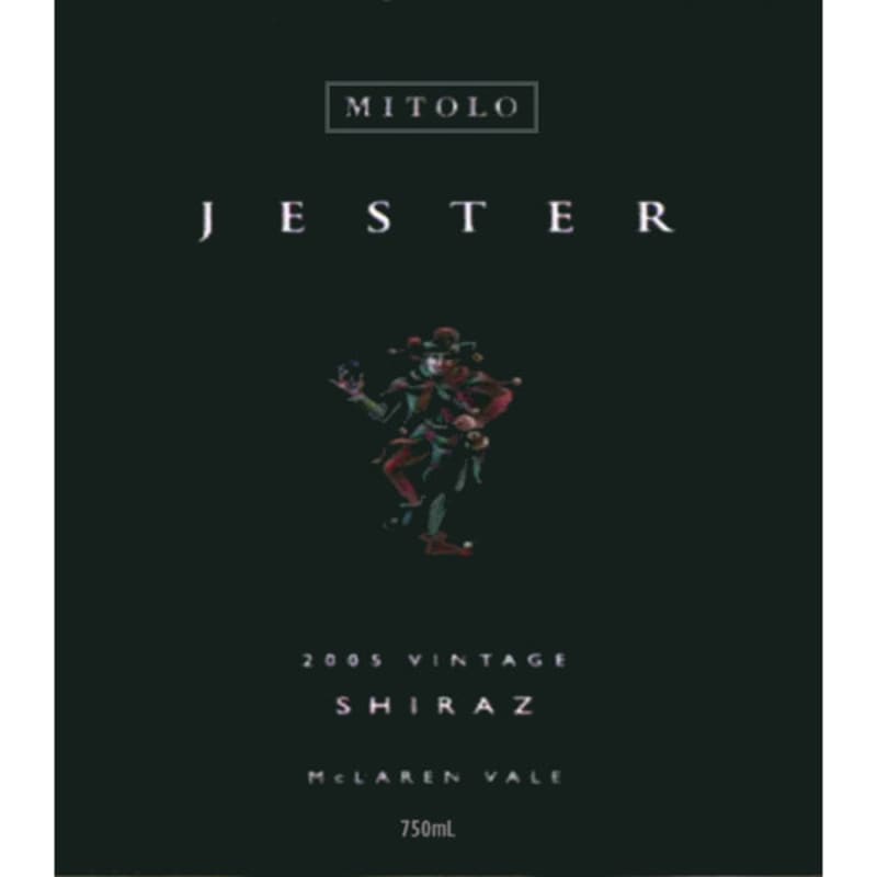 Mitolo The Jester Shiraz 2005 Front Label