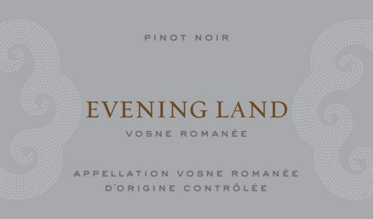 Evening Land Cote de Nuits Vosne Romanee 2010 Front Label