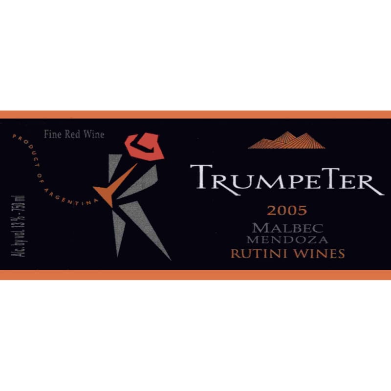 Trumpeter Malbec 2005 Front Label