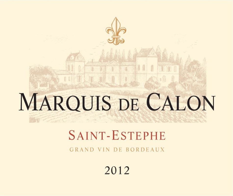 Chateau Calon-Segur Le Marquis de Calon-Segur 2012 Front Label
