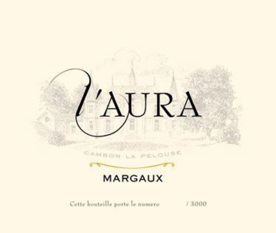 Chateau Cambon La Pelouse L'Aura 2015 Front Label