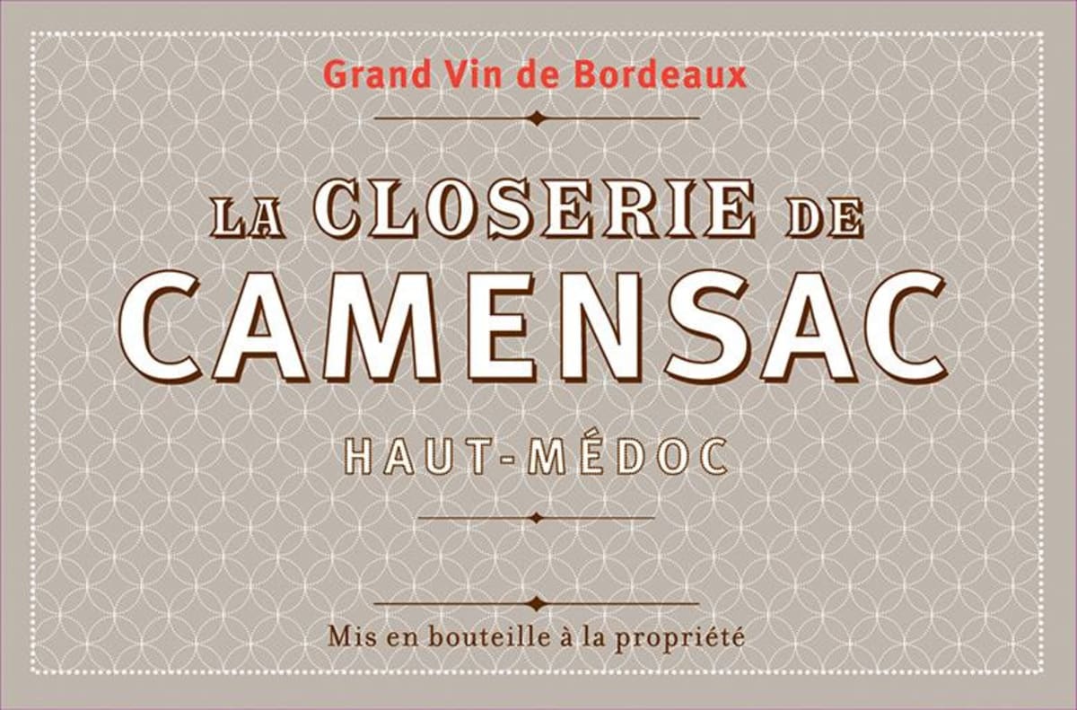 Chateau de Camensac La Closerie de Camensac 2012 Front Label