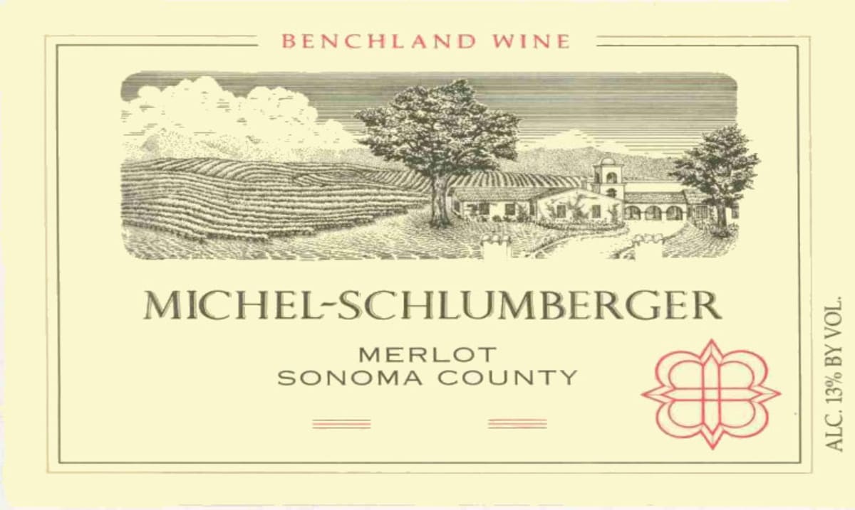 Michel-Schlumberger Merlot 2005 Front Label