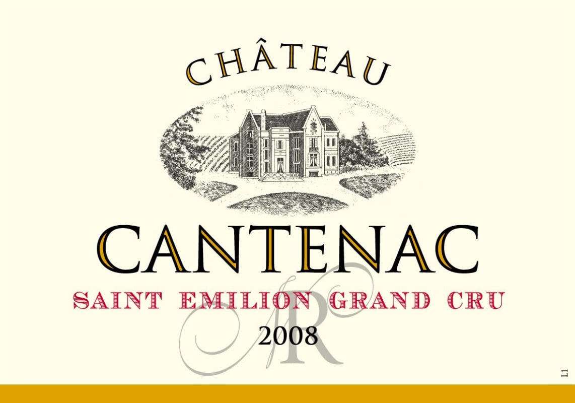 Chateau Cantenac Climat du Chateau Cantenac 2008 Front Label