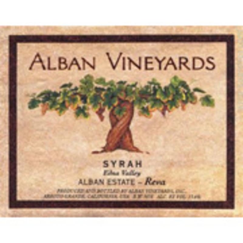 Alban Reva Estate Syrah 2004 Front Label