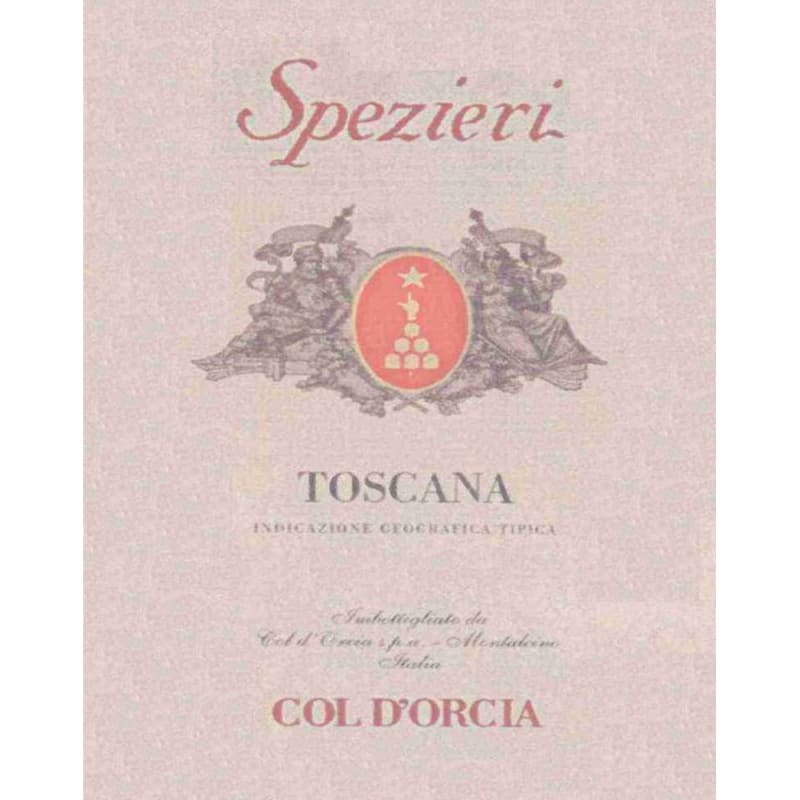 Col d'Orcia Spezieri 2005 Front Label