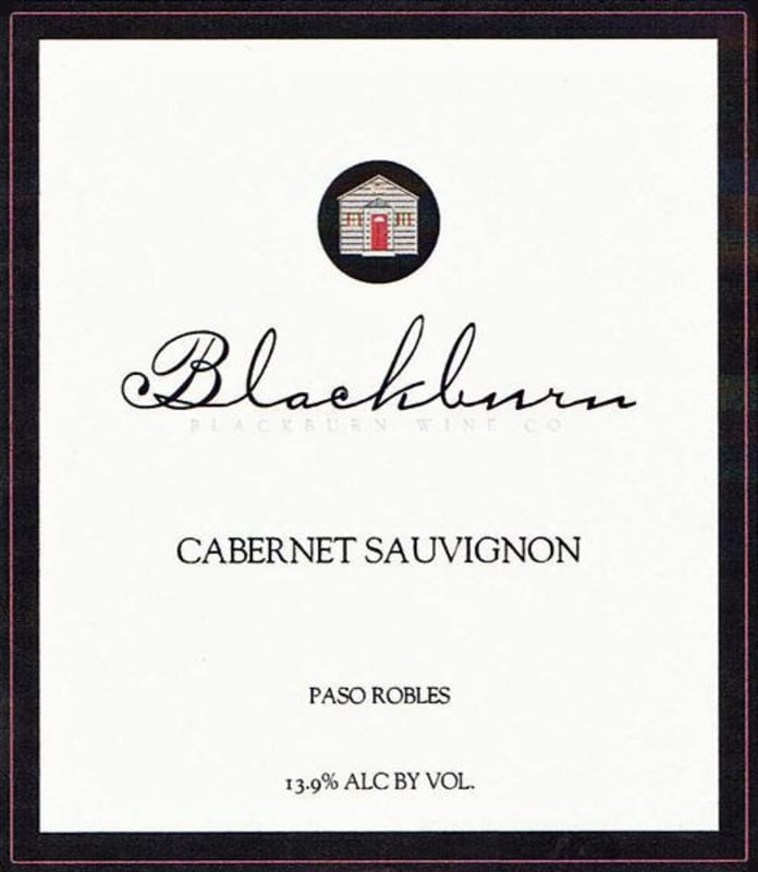 Blackburn Wine Company Cabernet Sauvignon 2010 Front Label