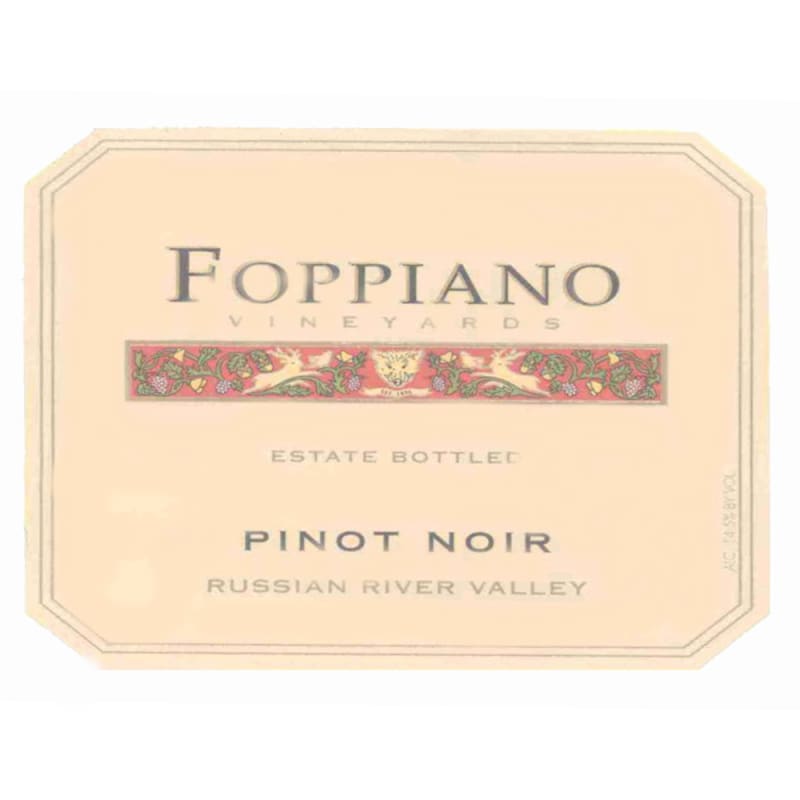 Foppiano Russian River Pinot Noir 2005 Front Label