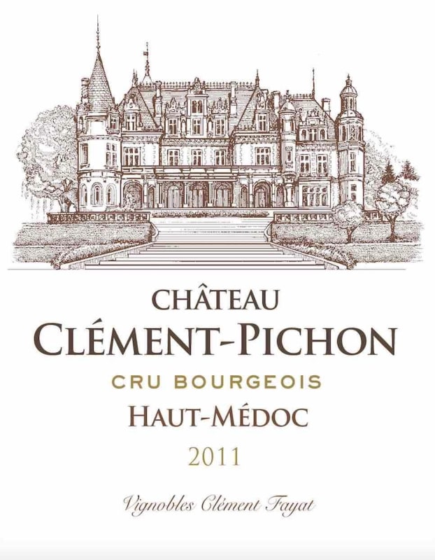 Chateau Clement Pichon 2011 Front Label