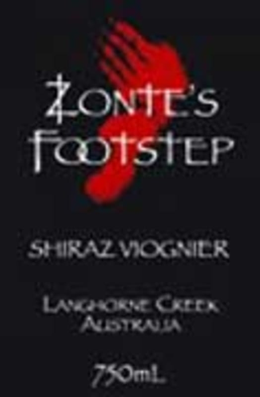 Zonte's Footstep Shiraz/Viognier 2004 Front Label