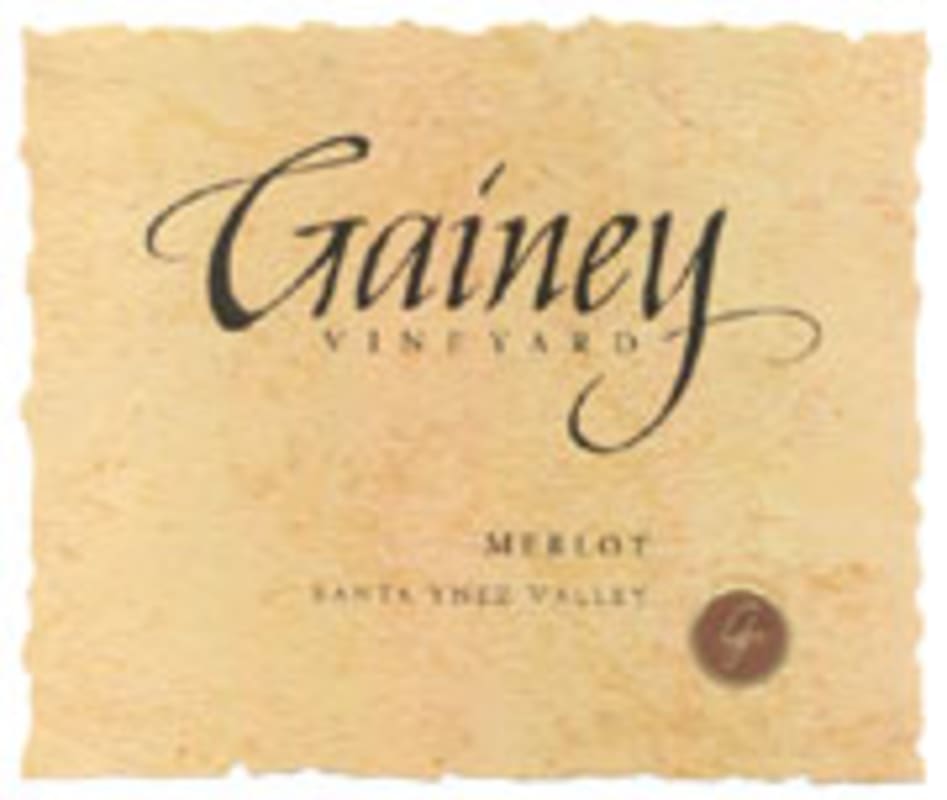 Gainey Merlot 2003 Front Label