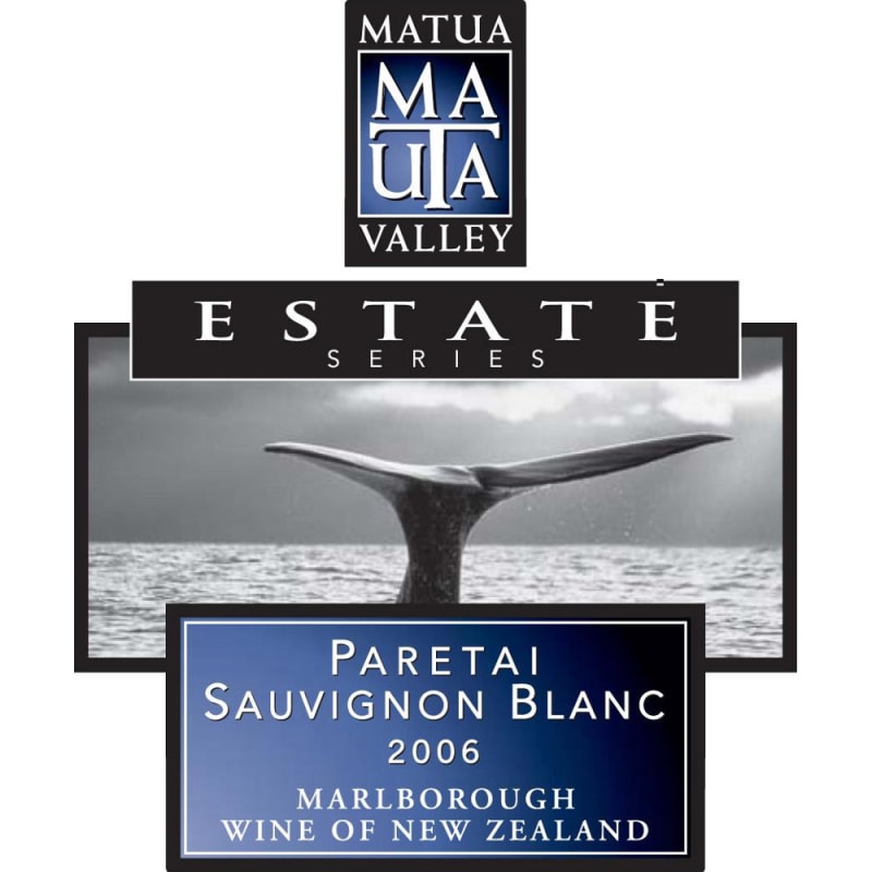 Matua Paretai Sauvignon Blanc 2006 Front Label