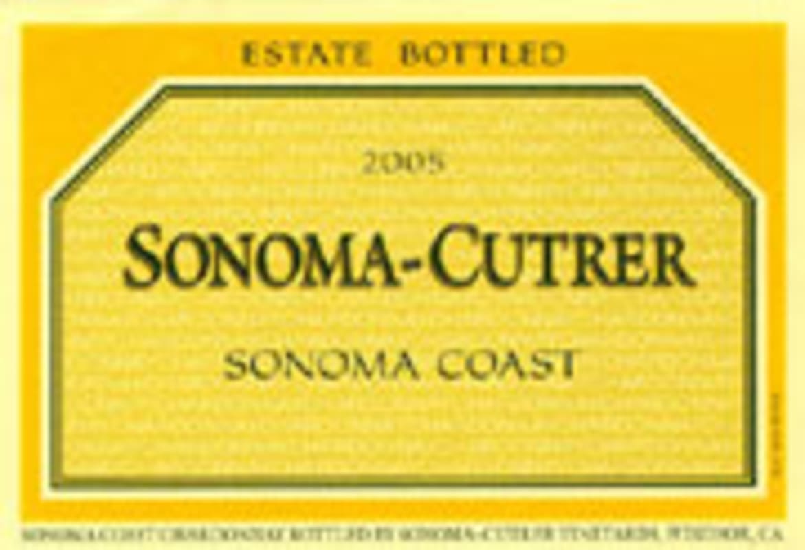 Sonoma-Cutrer Sonoma Coast Chardonnay 2005 Front Label