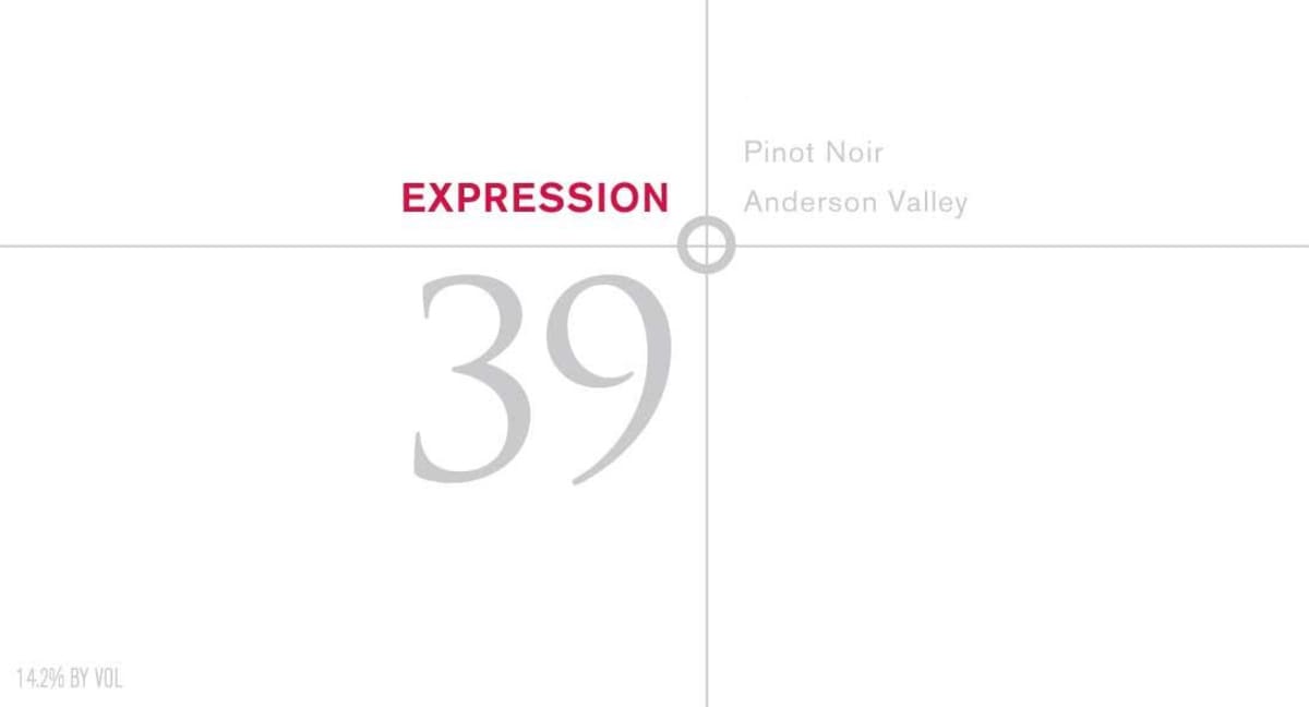 Expression 39 Pinot Noir 2011 Front Label